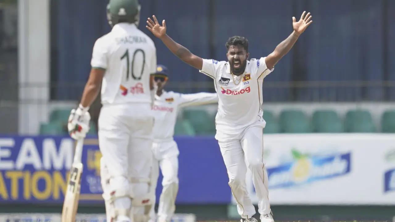 কলম্বোয় দিনশেষে লঙ্কানদের দাপটে ব্যাকফুটে শান্তরা